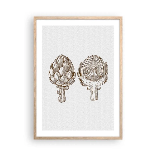 Affiche dans un chêne clair - Poster - Leçon d’anatomie - 50x70 cm
