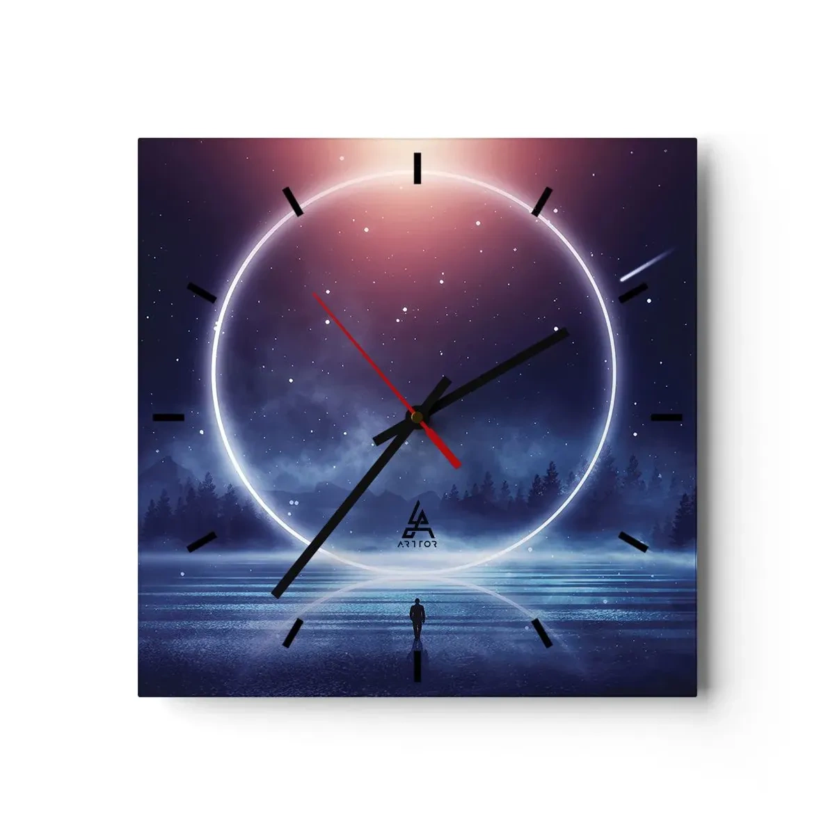 Horloge murale - Pendule murale - Ils sont déjà là... - 40x40 cm