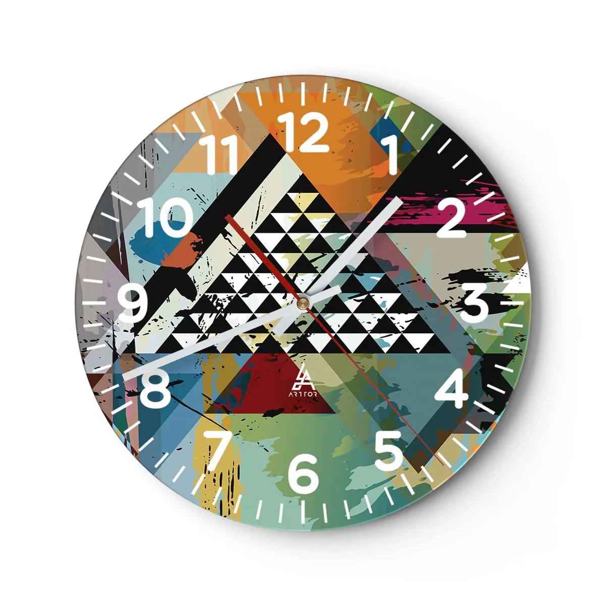 Horloge murale - Pendule murale - Comme c'est facile - 30x30 cm