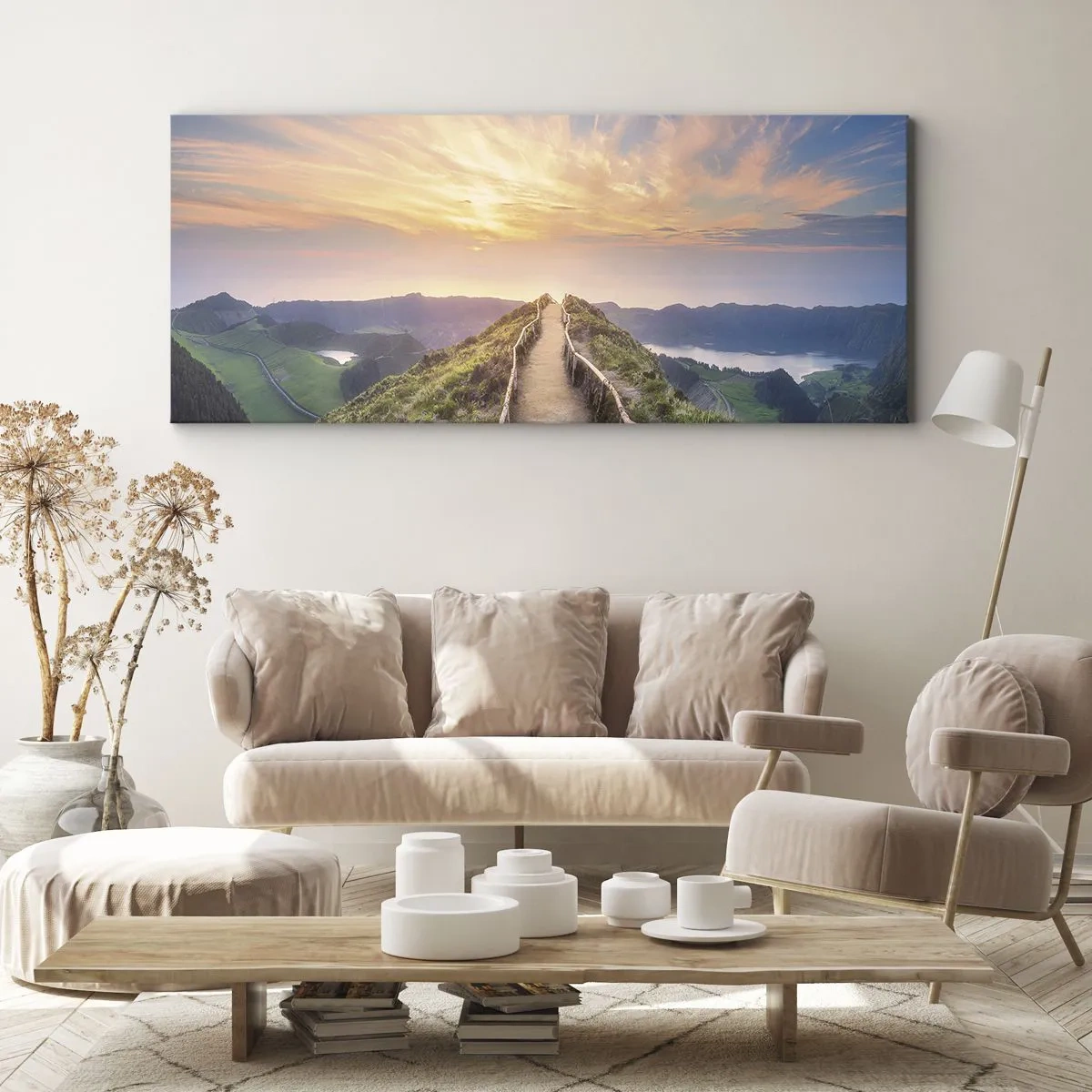 Impression sur toile - Image sur toile - Proche du ciel - 90x30 cm