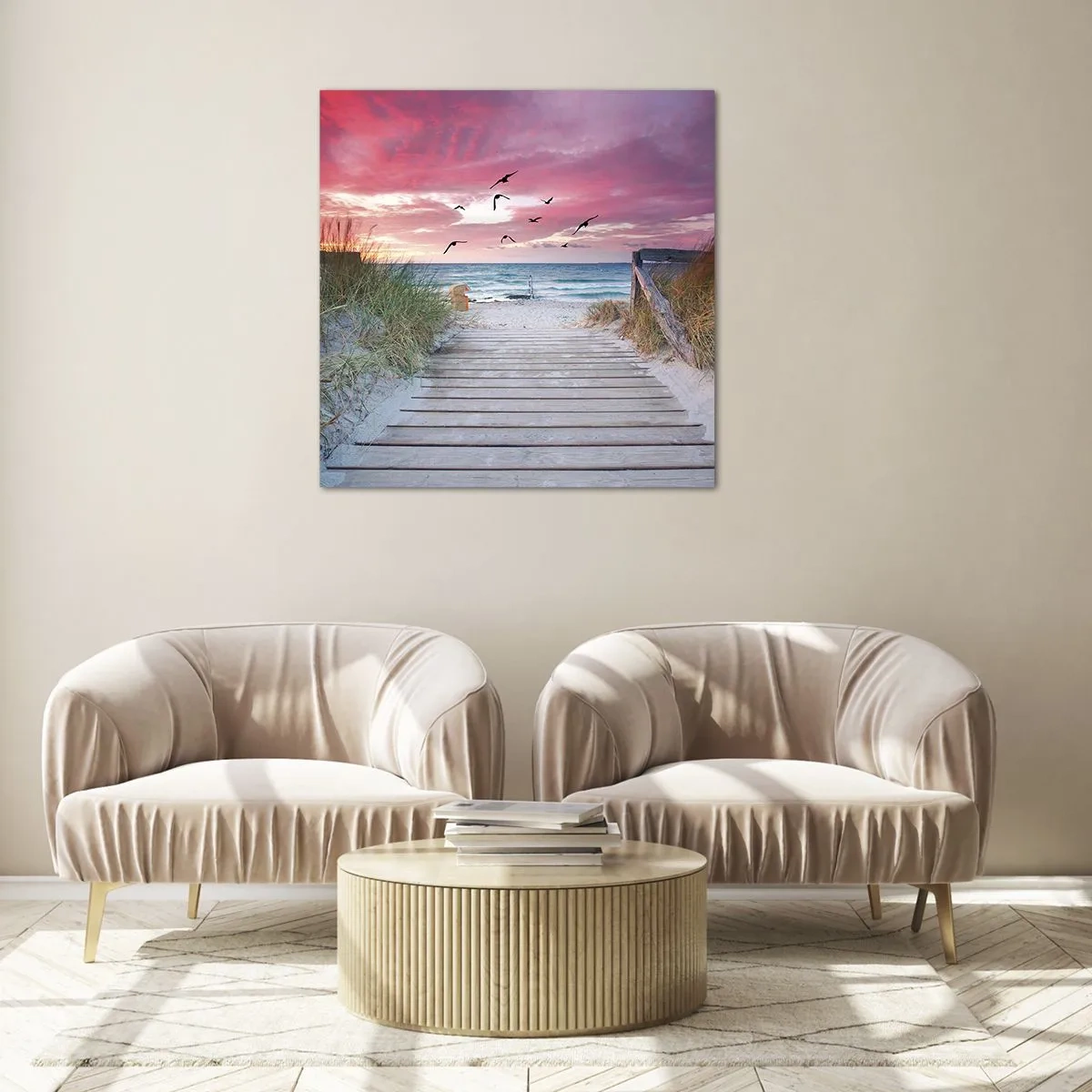 Impression sur verre - Image sur verre - Impression de la Baltique - 40x40 cm