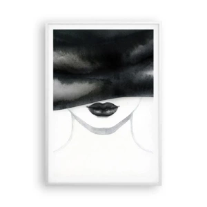 Affiche dans un cadre blanc - Poster - Un mystère sensuel - 70x100 cm