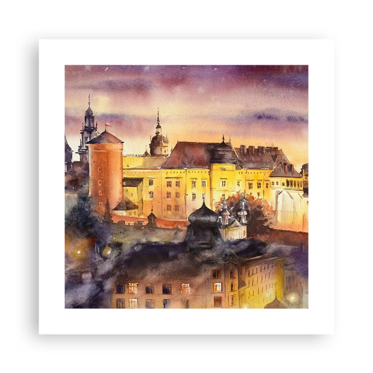 Affiche - Poster - Histoire et conte de fées - 40x40 cm