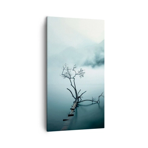 Impression sur toile - Image sur toile - D'eau et de brouillard - 45x80 cm