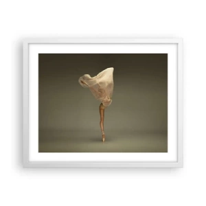 Affiche dans un cadre blanc - Poster - Il va bientôt s'envoler - 50x40 cm