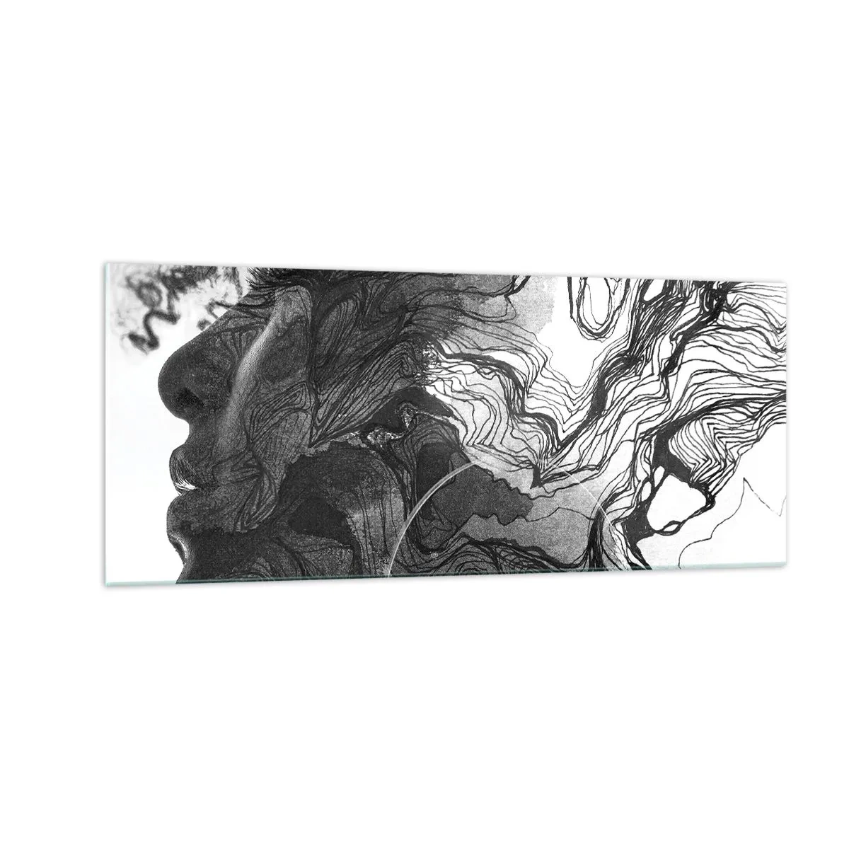 Impression sur verre - Image sur verre - Emmêlé dans les rêves - 100x40 cm