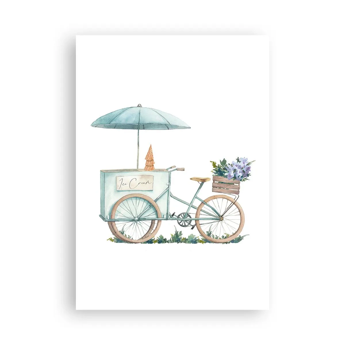 Affiche - Poster - Doux souvenir d'été - 70x100 cm