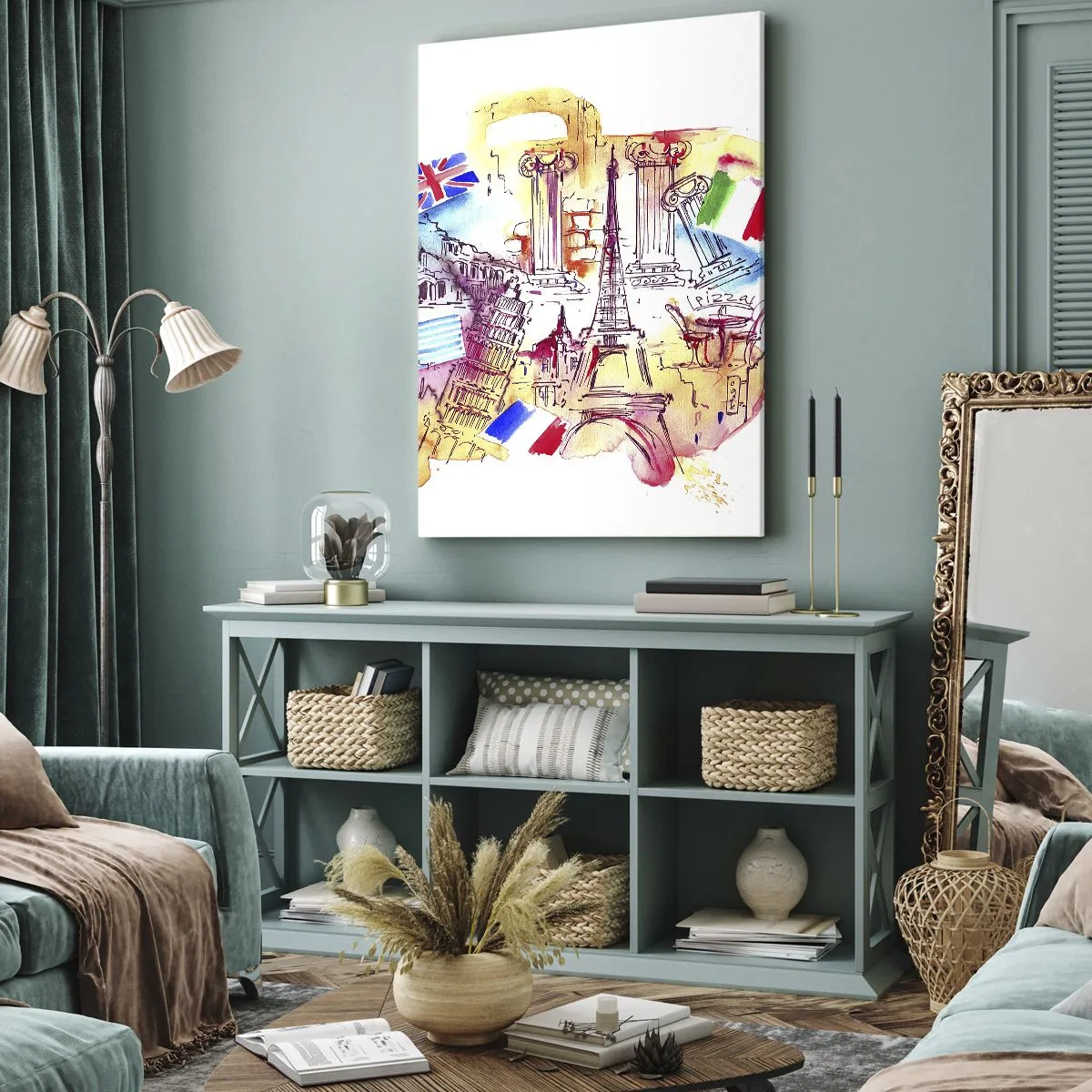 Impression sur toile - Image sur toile - Tournée européenne - 55x100 cm