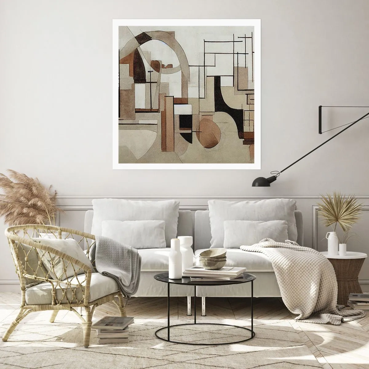 Affiche - Poster - Paysage urbain 2.0 - 60x60 cm