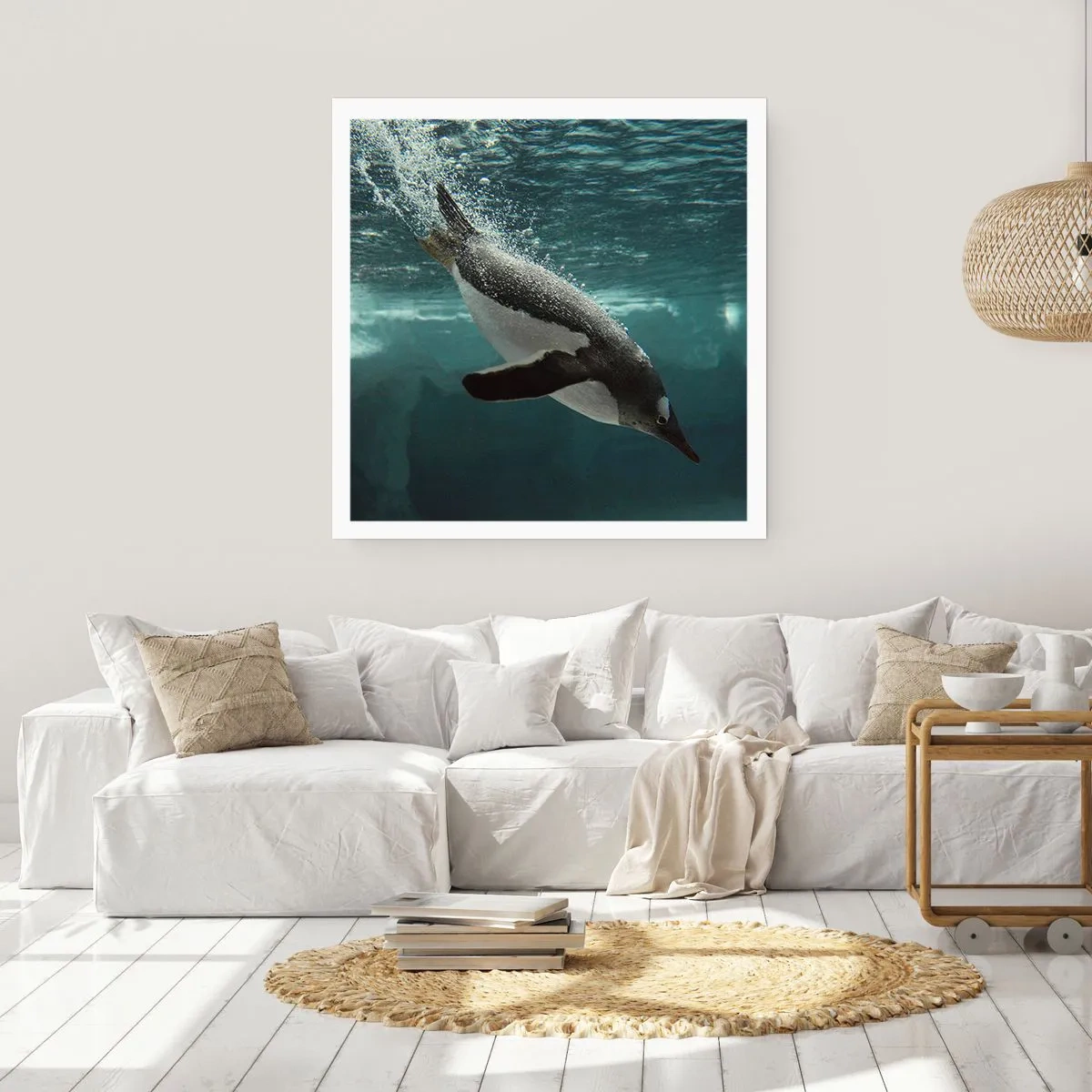 Affiche - Poster - Bienvenue dans mon monde - 40x40 cm