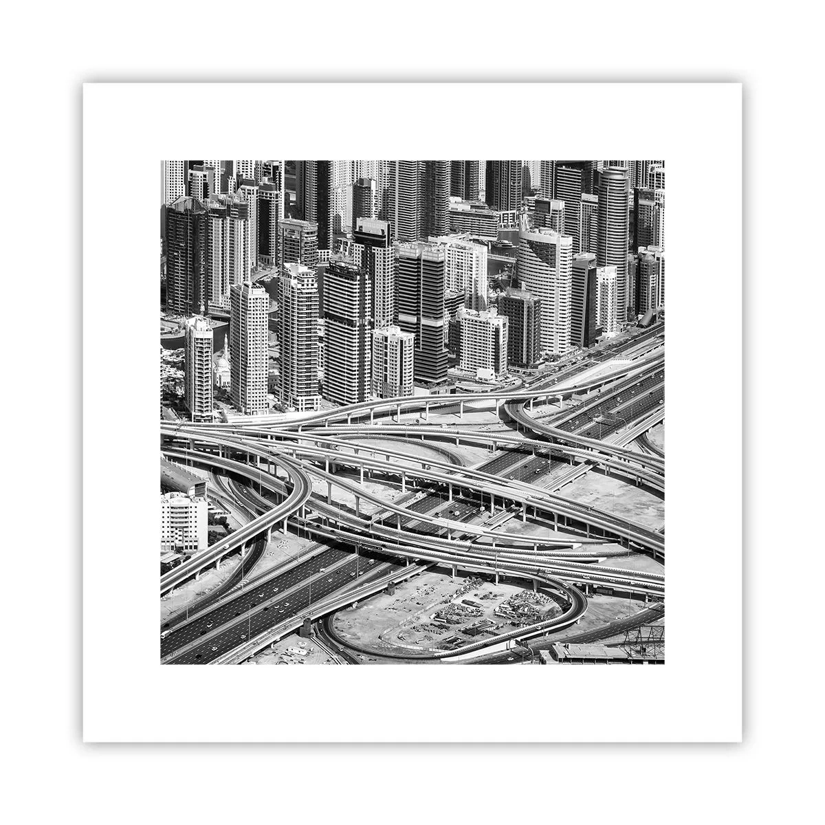 Affiche - Poster - Dubaï - la ville impossible - 30x30 cm
