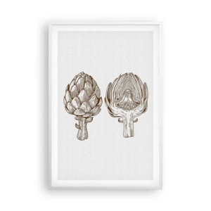 Affiche dans un cadre blanc - Poster - Leçon d’anatomie - 61x91 cm