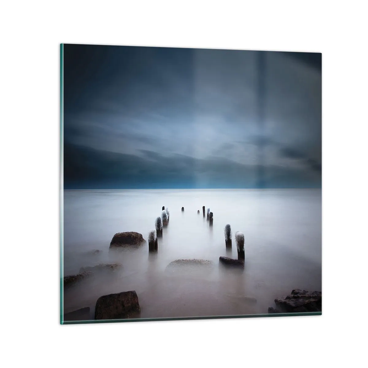 Impression sur verre - Image sur verre - Lac pensif - 30x30 cm