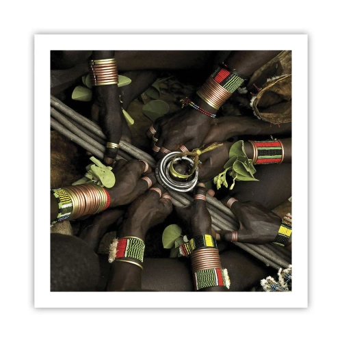 Affiche - Poster - Nous sommes ensemble - 60x60 cm