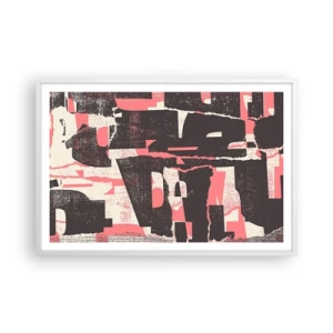 Affiche dans un cadre blanc - Poster - Tout ce tapage - 91x61 cm