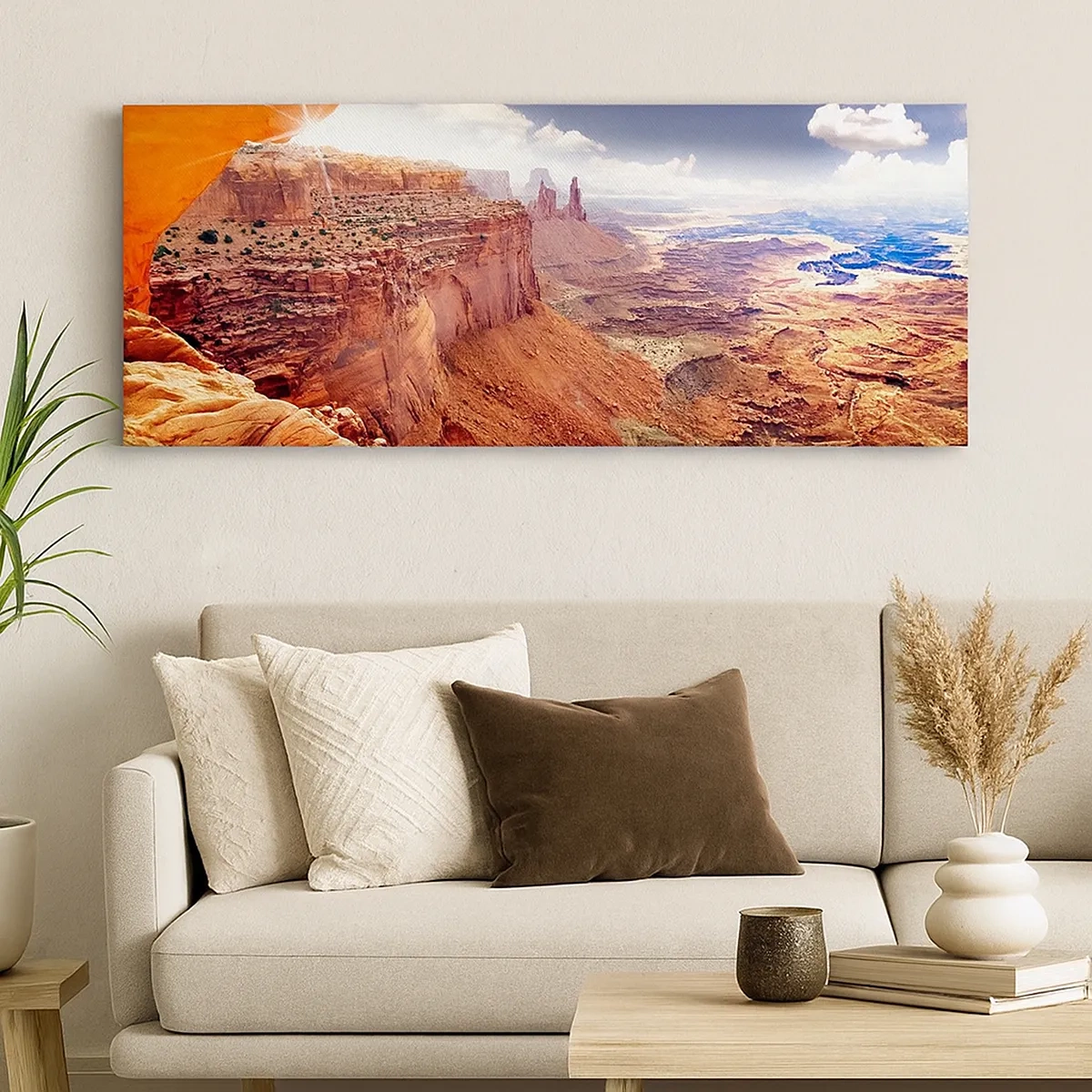 Impression sur toile - Image sur toile - Sculpté par la nature elle-même - 30x30 cm