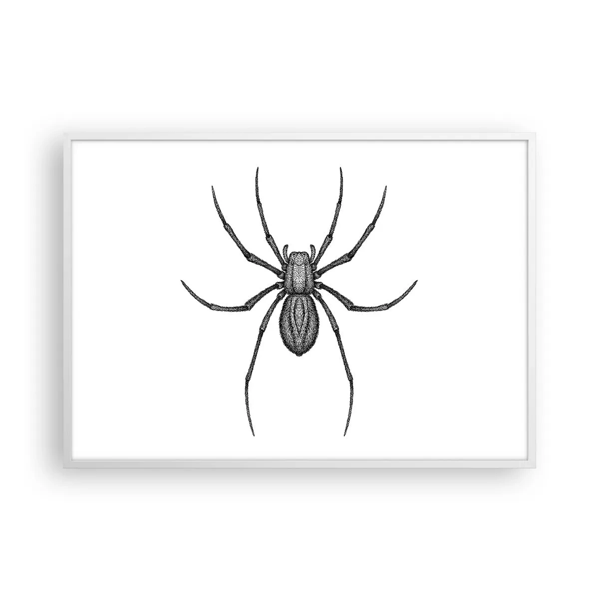 Affiche dans un cadre blanc - Poster - Une précision troublante - 100x70 cm