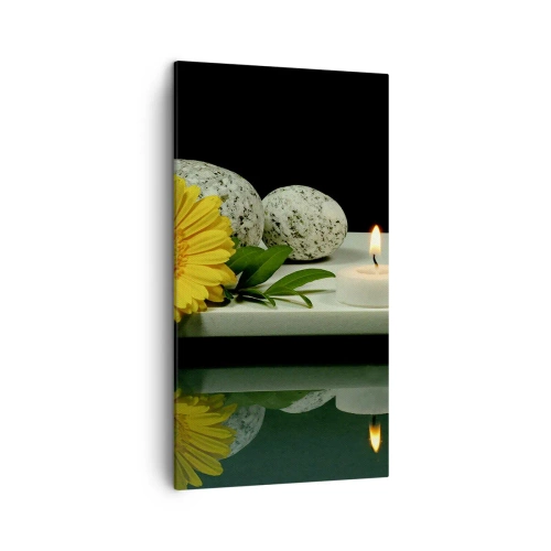 Impression sur toile - Image sur toile - Apaisement des sens - 45x80 cm