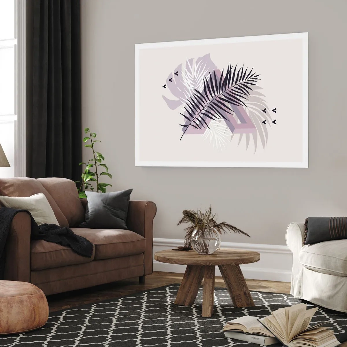 Affiche - Poster - L'ombre de l'obscurité - 50x40 cm