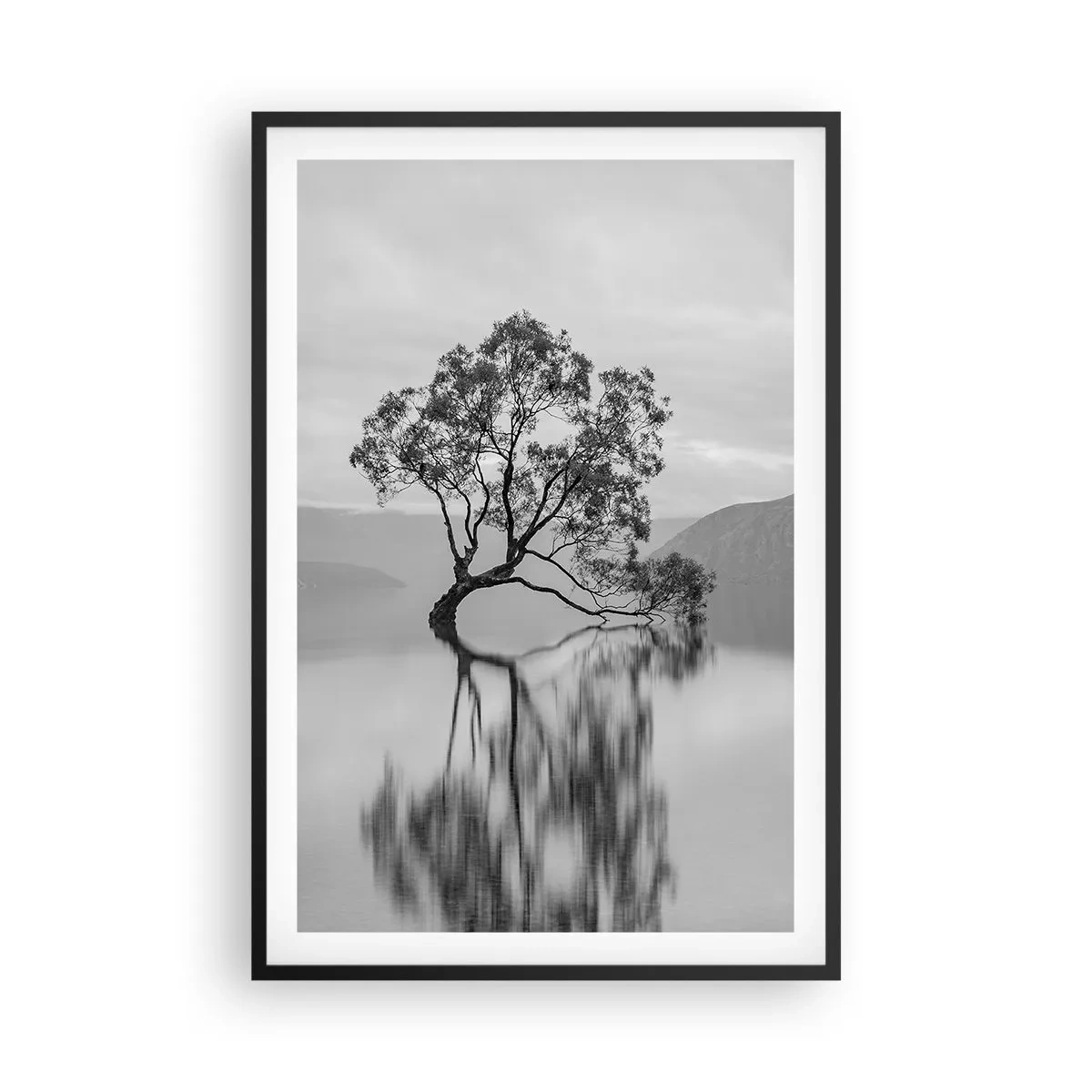 Affiche dans un cadre noir - Poster - Un tel pays existe - 61x91 cm