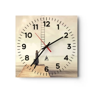 Horloge murale - Pendule murale - Voyage magique - 40x40 cm