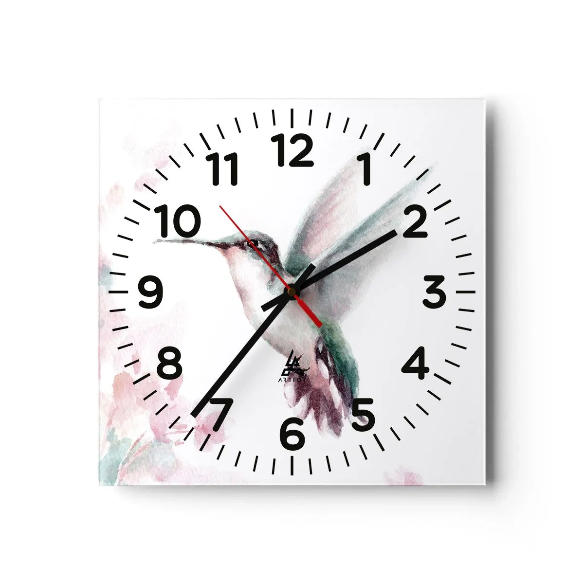 Horloge murale - Pendule murale - Immortalisé dans un battement - 40x40 cm