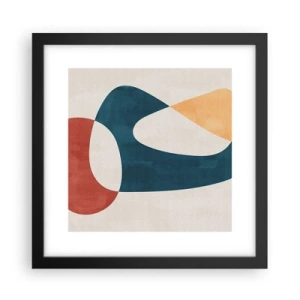 Affiche dans un cadre noir - Poster - Influences et métamorphoses - 30x30 cm