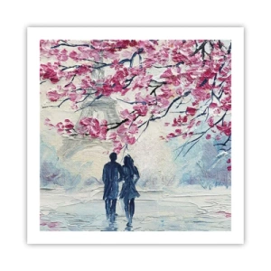 Affiche - Poster - Ballade romantique - 60x60 cm