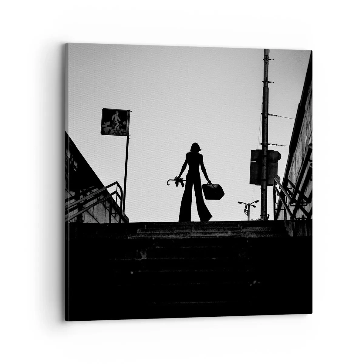 Impression sur toile - Image sur toile - Pèlerinage urbain - 70x70 cm