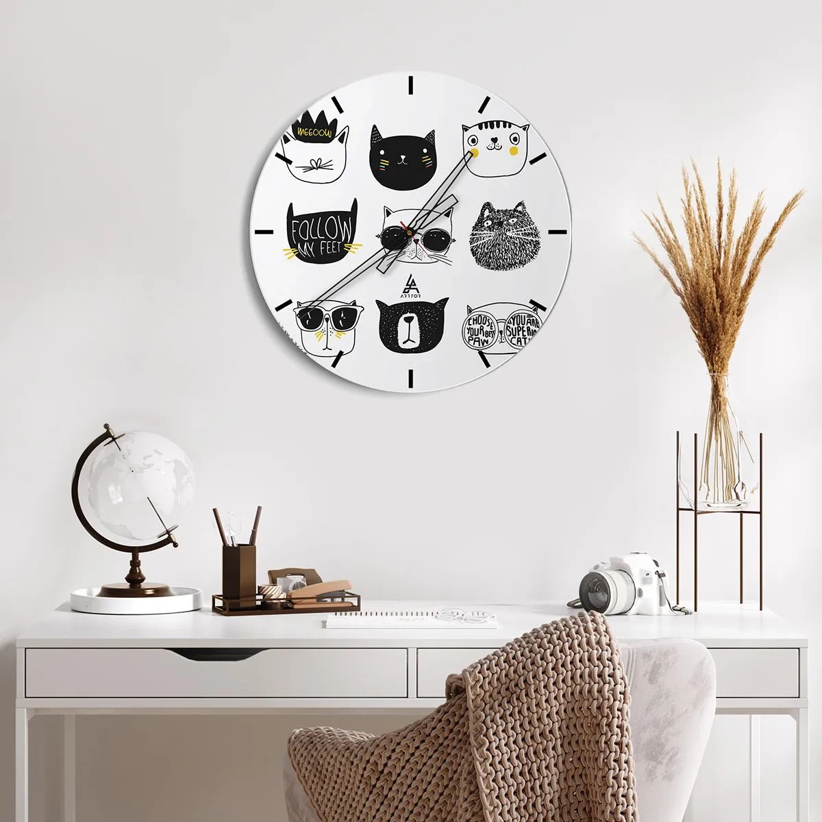 Horloge murale - Pendule murale - Tous les autres - 30x30 cm