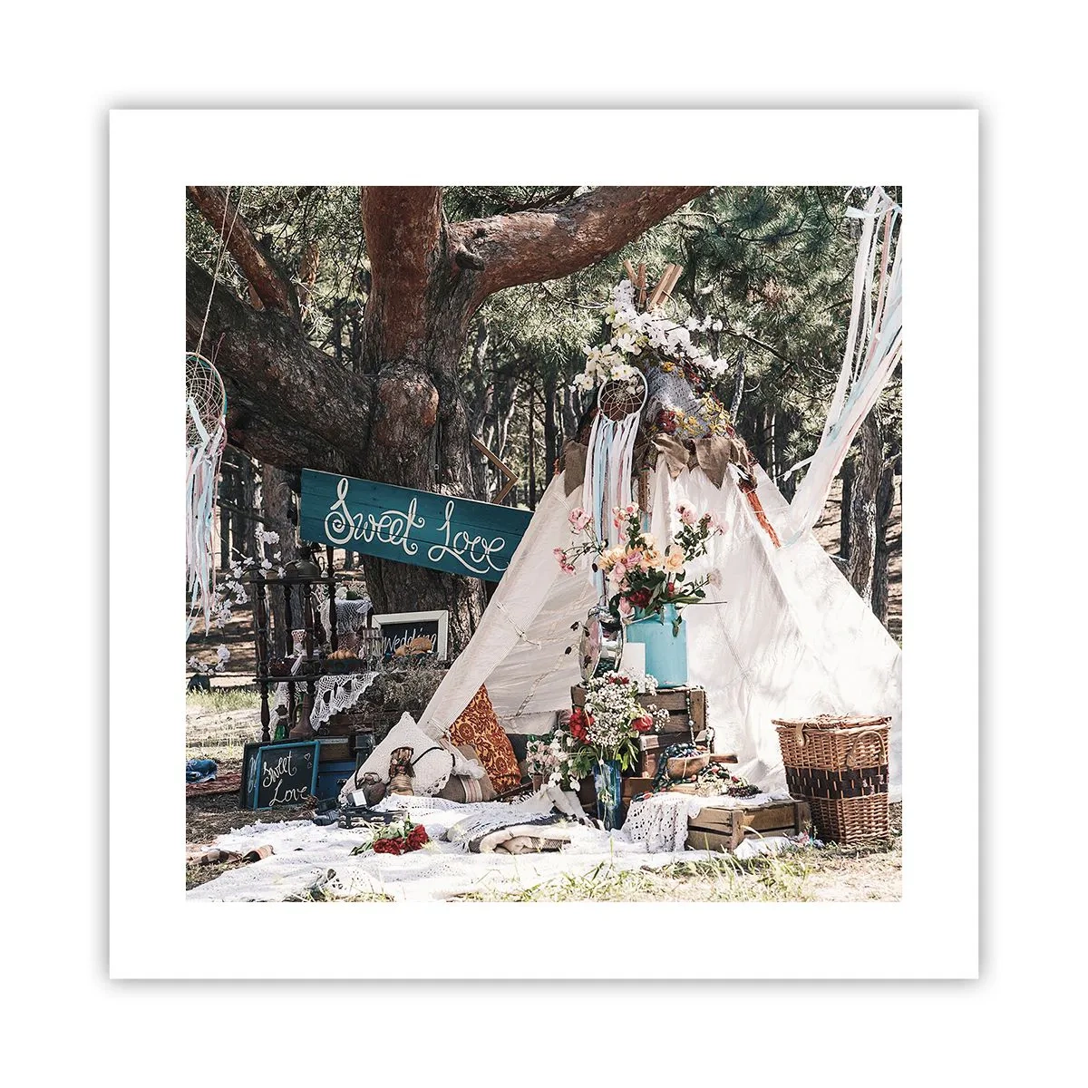 Affiche - Poster - Make love… - 40x40 cm