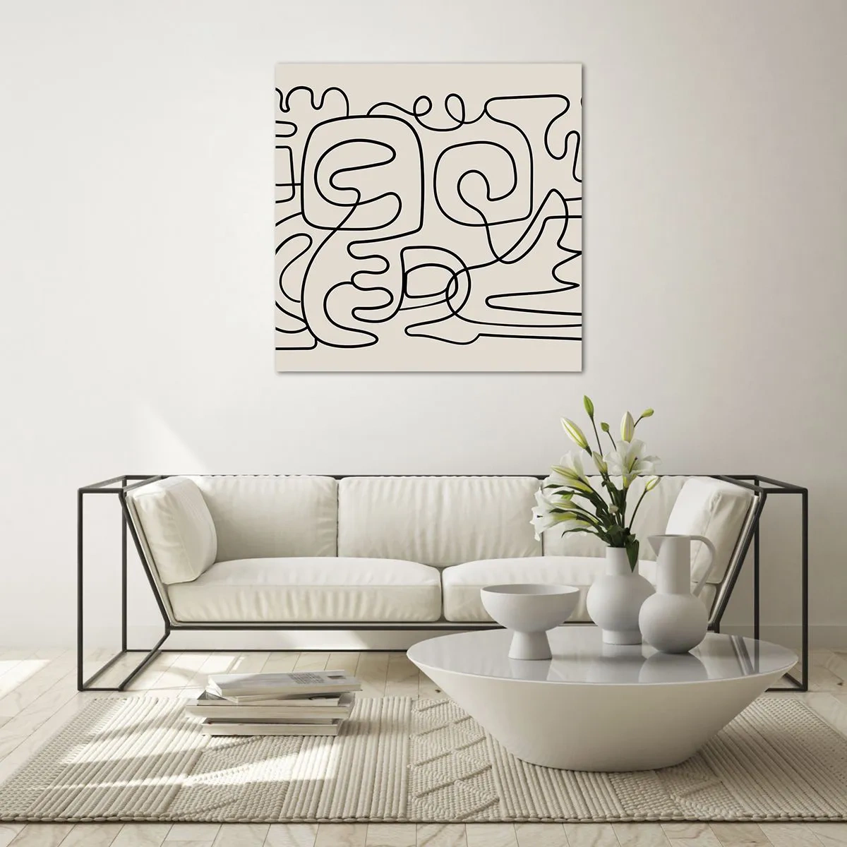 Impression sur verre - Image sur verre - Suivez les indices - 30x30 cm
