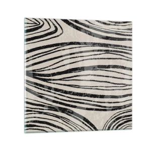 Impression sur verre - Image sur verre - Ligne de marécage - 40x40 cm