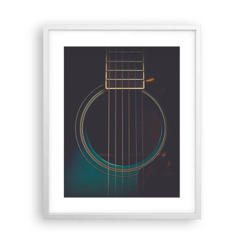 Affiche dans un cadre blanc - Poster - Le calme avant la tempête - 40x50 cm