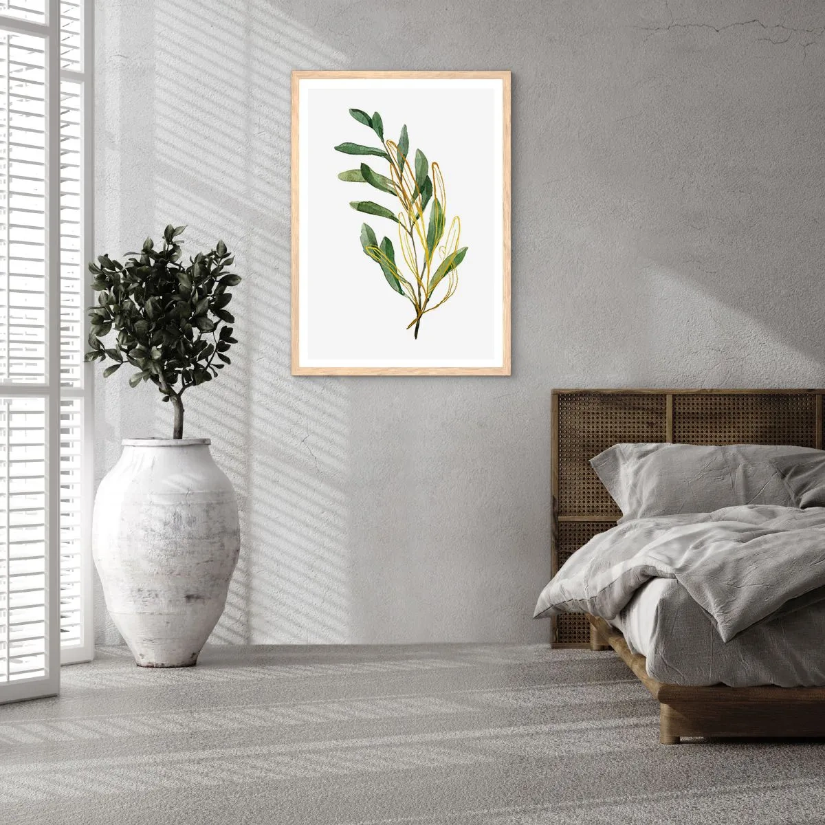 Affiche dans un chêne clair - Poster - Tout ce qui est bon - 50x70 cm