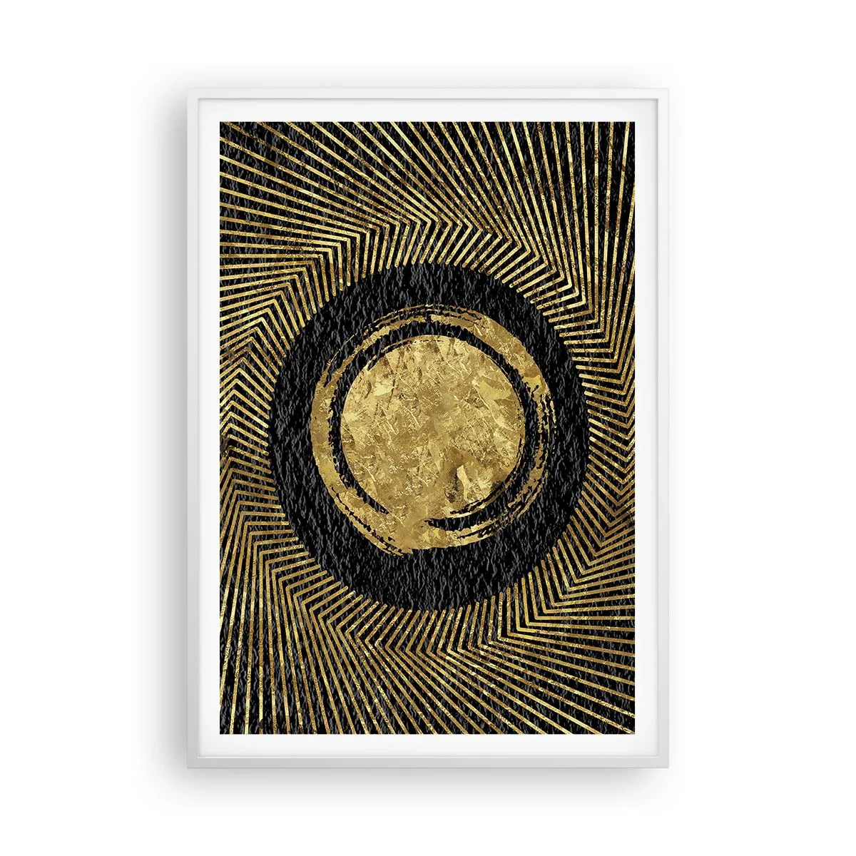 Affiche dans un cadre blanc - Poster - Composition glamour - 70x100 cm