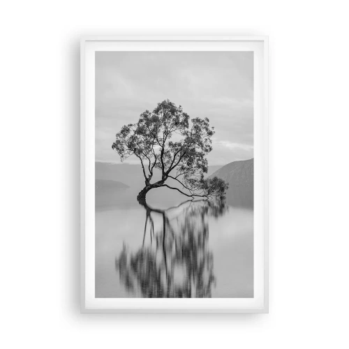 Affiche dans un cadre blanc - Poster - Un tel pays existe - 61x91 cm