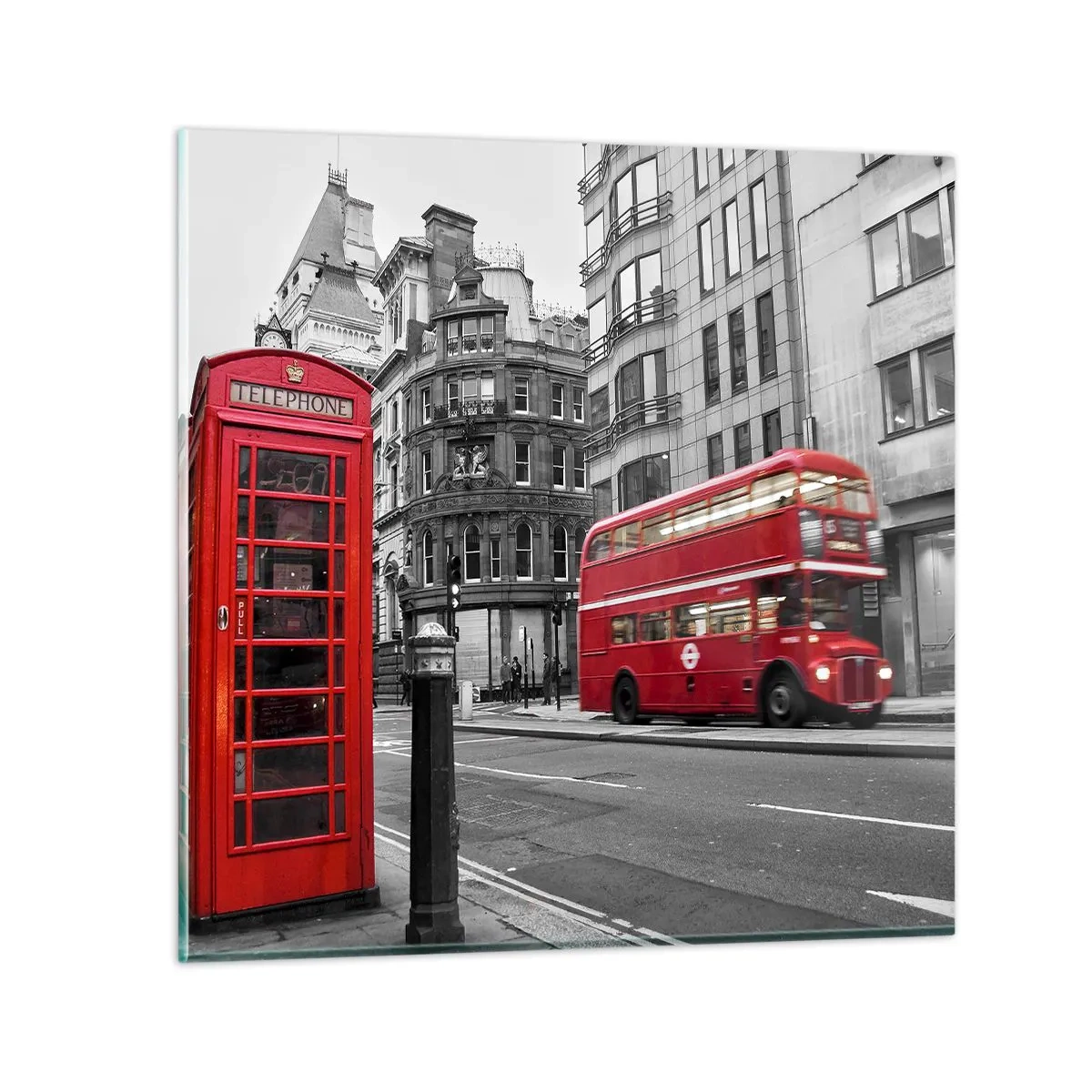 Impression sur verre - Image sur verre - Le plus rouge d'Europe - 60x60 cm