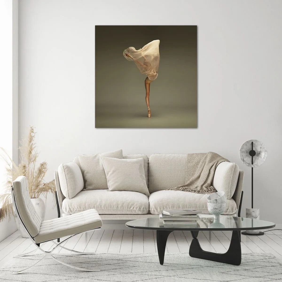 Impression sur verre - Image sur verre - Il va bientôt s'envoler - 70x70 cm