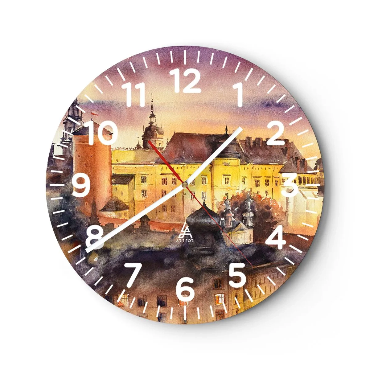 Horloge murale - Pendule murale - Histoire et conte de fées - 40x40 cm