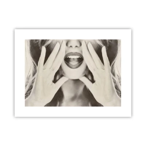 Affiche - Poster - J'arrive! - 40x30 cm