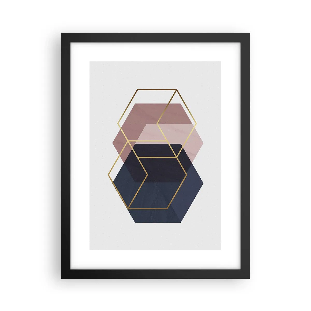 Affiche dans un cadre noir - Poster - Le pouvoir de la simplicité - 30x40 cm