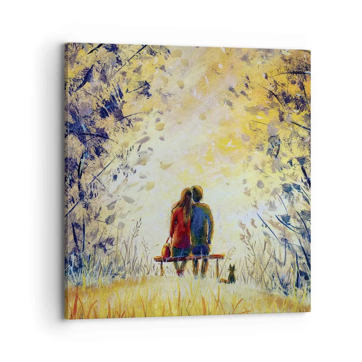 Impression sur toile - Image sur toile - Moment magique - 70x70 cm