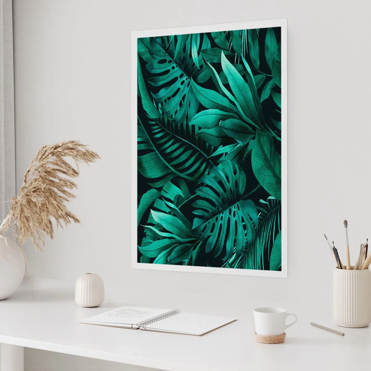 Affiche - Poster - Profondeur du vert tropical - 61x91 cm