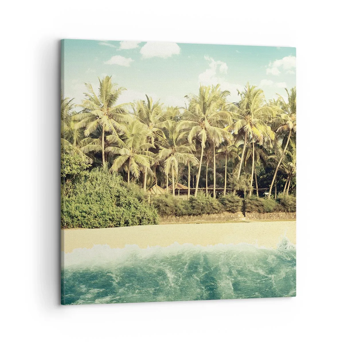 Impression sur toile - Image sur toile - Peut-être ici? - 50x50 cm