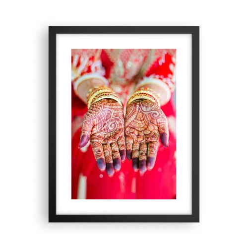 Affiche dans un cadre noir - Poster - Prêt à saisir votre chance - 30x40 cm