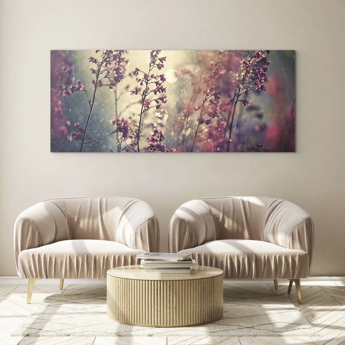 Impression sur verre - Image sur verre - Jardin secret - 90x30 cm