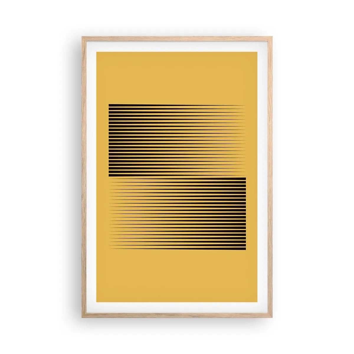 Affiche dans un chêne clair - Poster - Cadre opposé - 61x91 cm