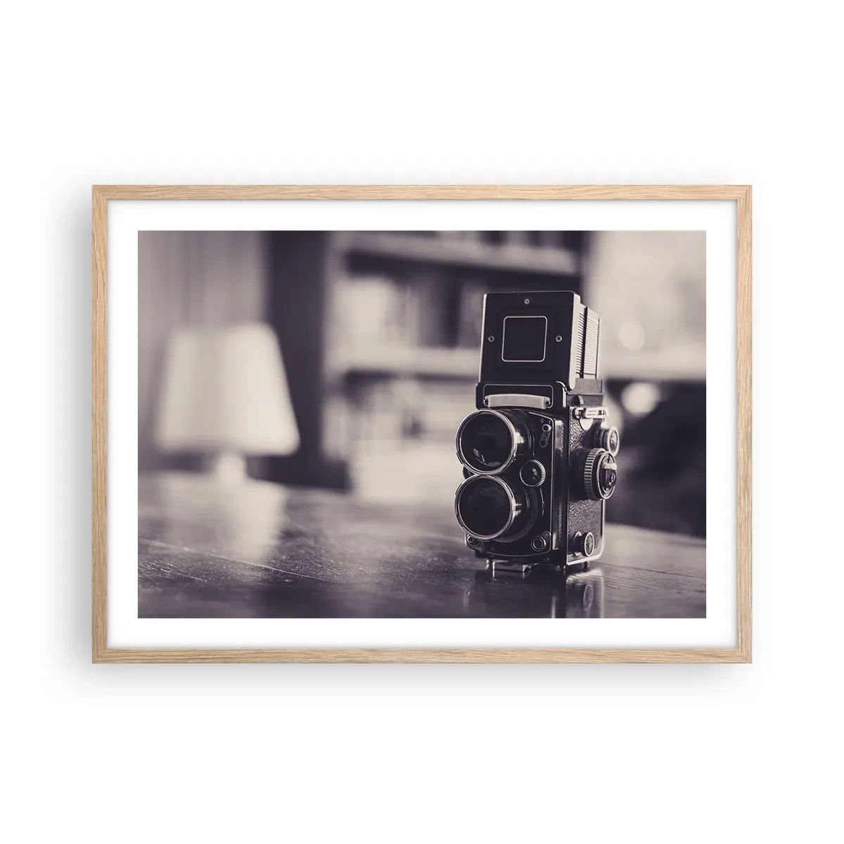 Affiche dans un chêne clair - Poster - La magie de la photographie ancienne - 70x50 cm