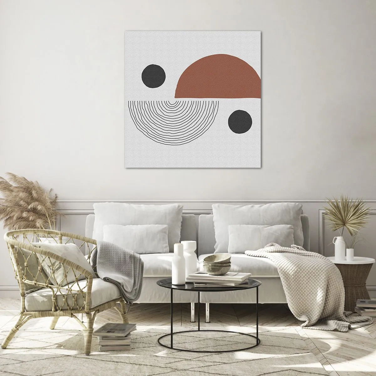 Impression sur verre - Image sur verre - Perfection de la roue - 70x70 cm